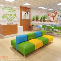 Thiết kế phòng khám nhi Nhất Việt